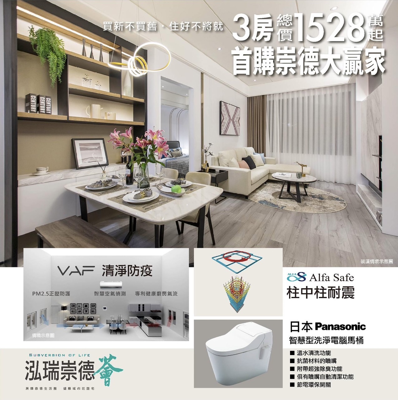 【泓瑞崇德薈】買新不買舊 住好不將就－好宅Go｜購好宅